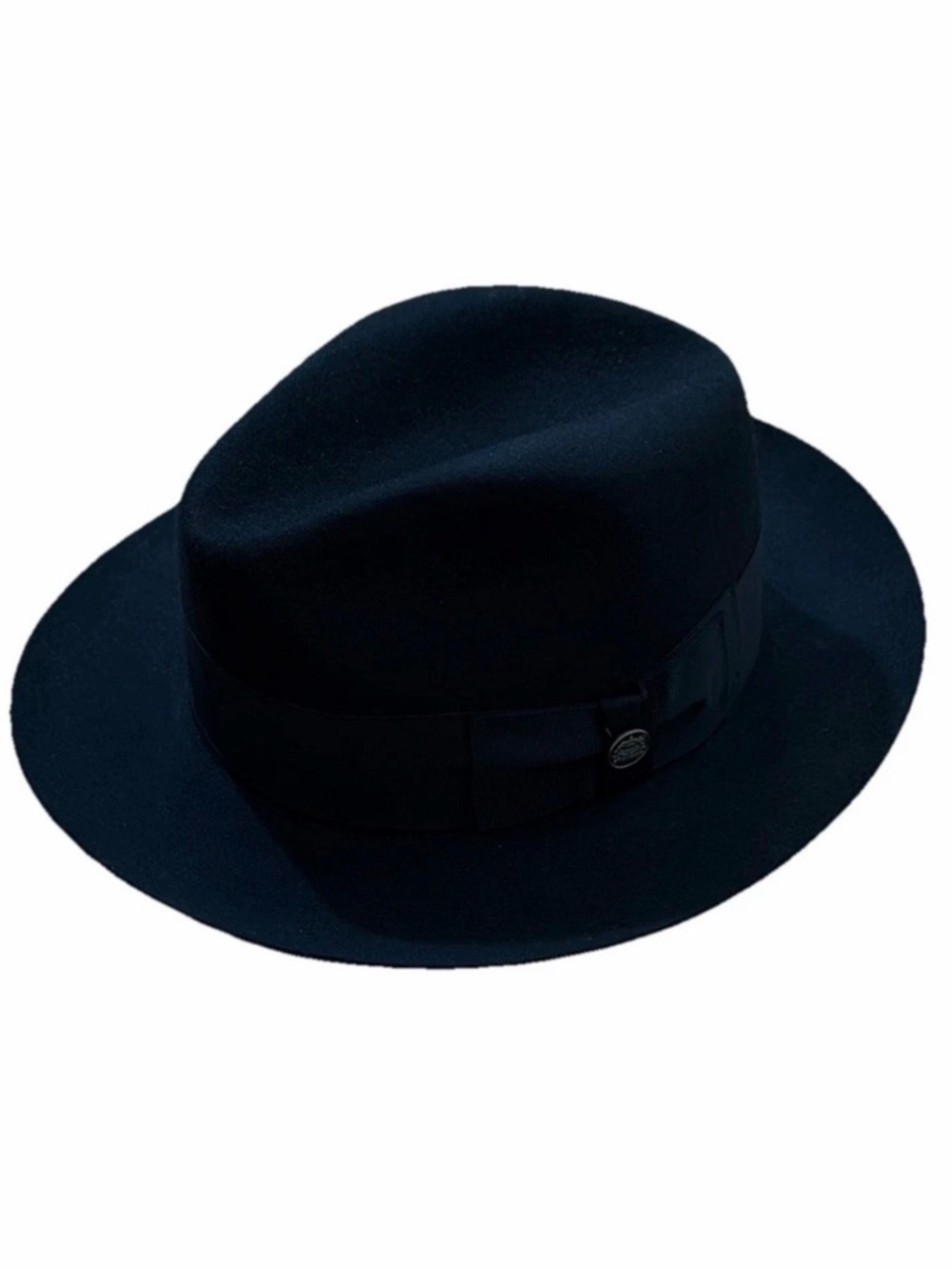 Stetson Temple Fedora in Black Size 7 3/4 with Box